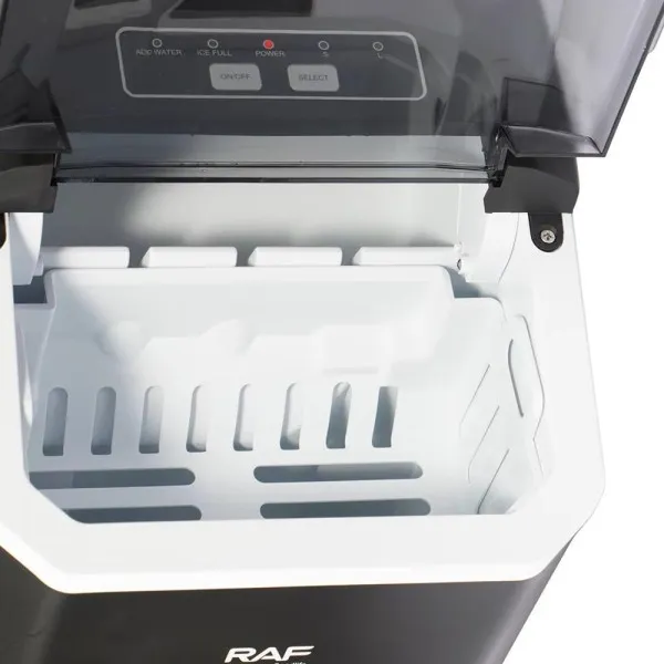Παγομηχανή 150W ημερήσιας παραγωγής 12 κιλών RAF R.0302 Μαύρο