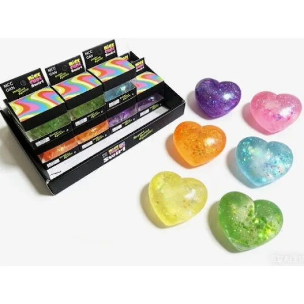 Παιχνίδι Glitter Heart Fidget Cube 51512-12