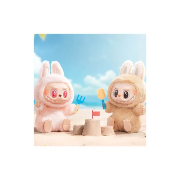Pop Mart Μπρελόκ Labubu The Monsters Have a Seat Vinyl Plush Single Blind Box (Τυχαία Επιλογή)
