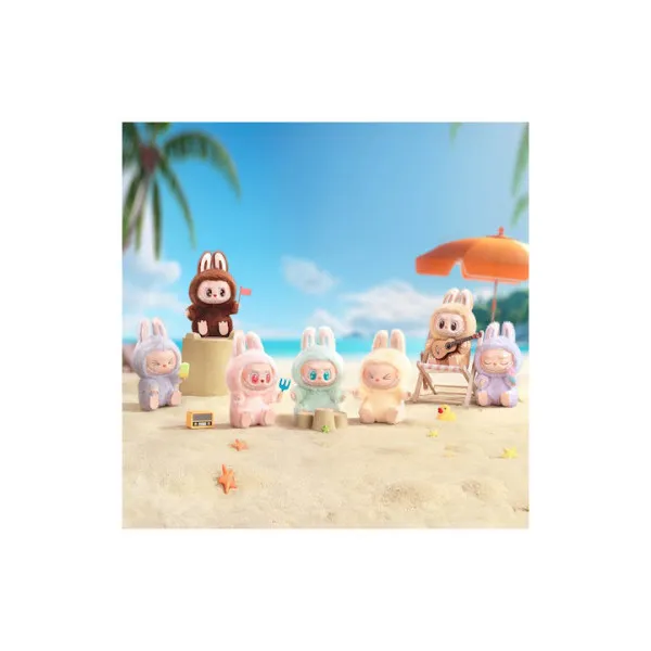 Pop Mart Μπρελόκ Labubu The Monsters Have a Seat Vinyl Plush Single Blind Box (Τυχαία Επιλογή)
