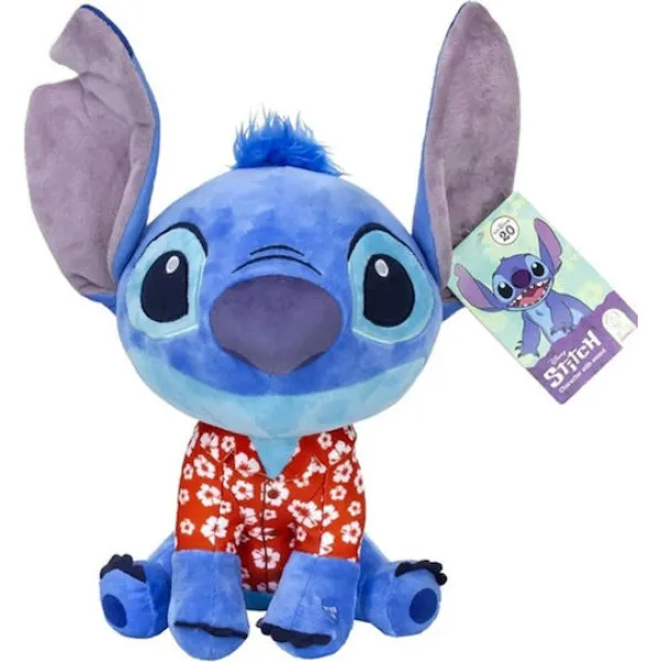 Sambro Λούτρινο Disney Stitch Hawaiian με Ήχο 40cm 1440-DSL935014