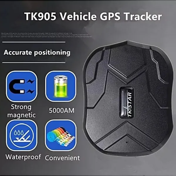 Tkstar GPS Tracker TK905 GSM / LBS για Φορτηγά / Αυτοκίνητα / Μηχανές Αδιάβροχο IP65