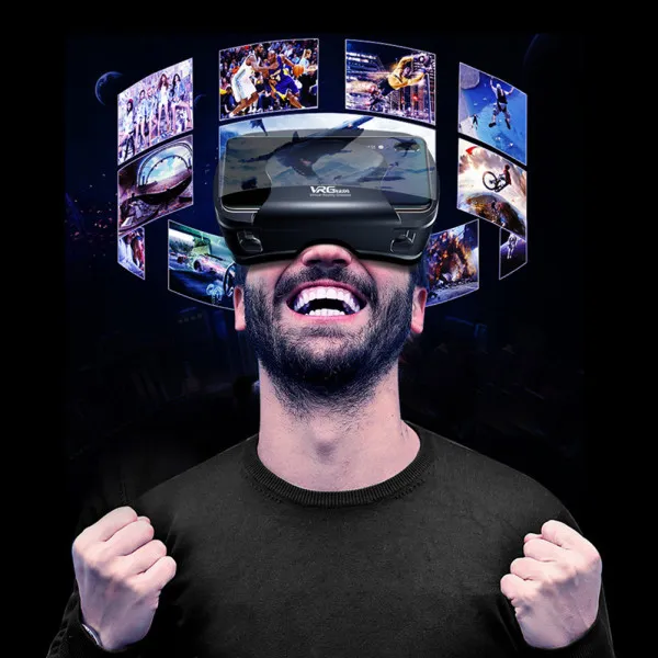 VRG Pro VR Headset για Κινητά από 5" έως 7" VR-666 Μαύρο