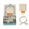Treqa Charger and USB-C Cable 120W Quick Charge 3.0 White CH-646