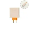 Treqa Charger and USB-C Cable 120W Quick Charge 3.0 White CH-646