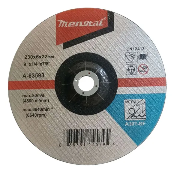 Δίσκος λείανσης μετάλλου 230x6x22mm A30T 15376-20