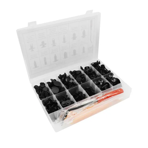 Σετ Πλαστικά Κουμπώματα - Κλιπ Αυτοκινήτου με Εργαλεία Αφαίρεσης 245τμχ