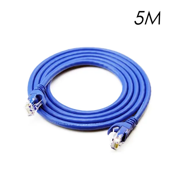 Καλώδιο Δικτύου Ethernet Cat6e 5m TR-2039 Μπλε