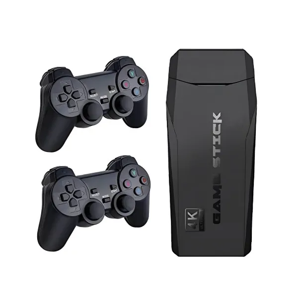 Ηλεκτρονική Ρετρό Κονσόλα με 2 Ασύρματα Χειριστήρια Gamepad και 4k Ultra Game Stick LEHUAI LH-102