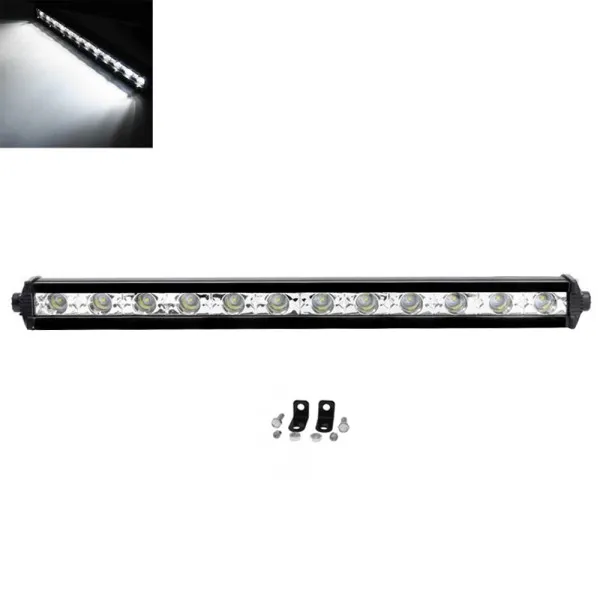 LED Αδιάβροχη Μπάρα Αλουμινίου Slim 12V-24V 32cm 36W 12 SMD IP68 2880LM 6000K OYQP-0044