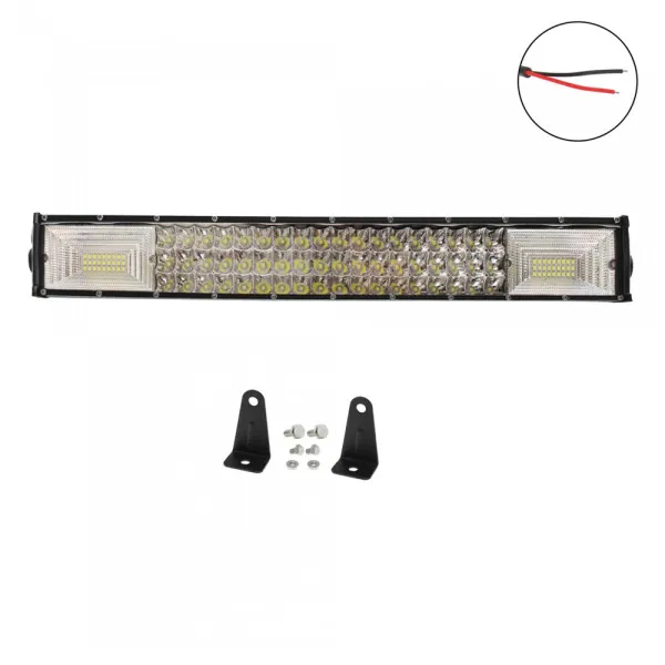 LED Αδιάβροχη Μπάρα Αλουμινίου 12V-24V 53cm 270W 36 SMD IP68 21600LM 6000K OYQP-0038