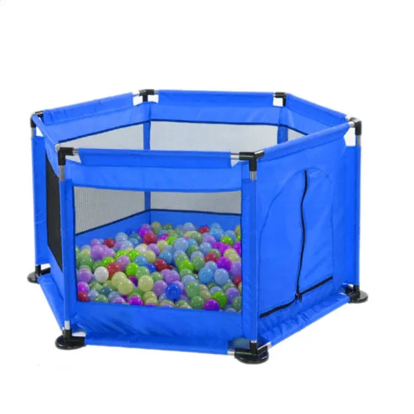 Μπαλοπισίνα με Μεταλλικό Σκελετό και Μπάλες 140x140x65 HW-B0055 Μπλε