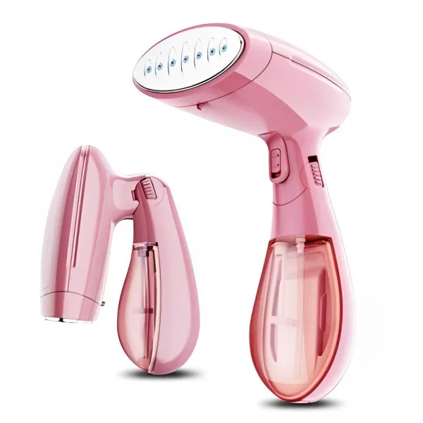 Σίδερο Ταξιδίου Ατμού με Δοχείο 130ml 1500W 220V KW-001 Ροζ