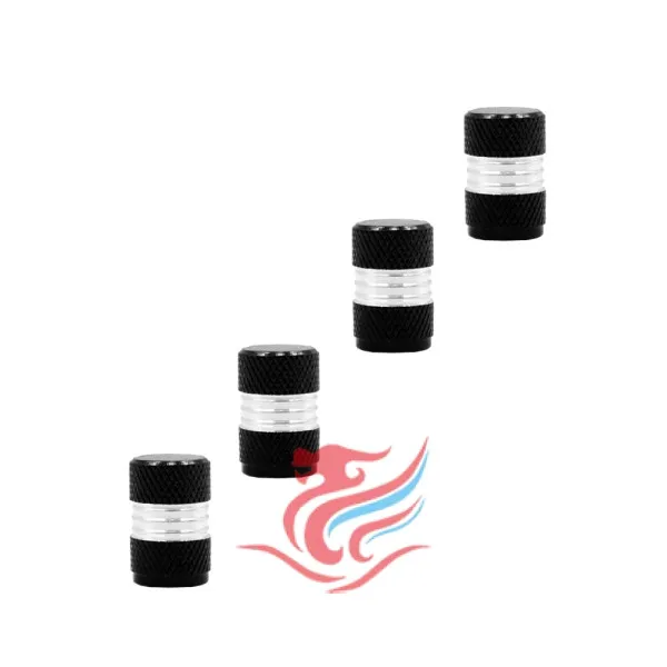 Καπάκια Βαλβίδων Αυτοκινήτου Σετ 4τμχ XM-W06503-2-B Μαύρο