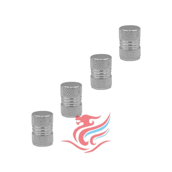 Καπάκια Βαλβίδων Αυτοκινήτου Σετ 4τμχ XM-W06503-2-S Ασημί