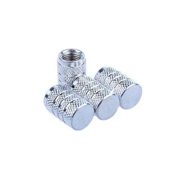 Καπάκια Βαλβίδων Αυτοκινήτου Σετ 4τμχ XM-W14023-2 Ασημί