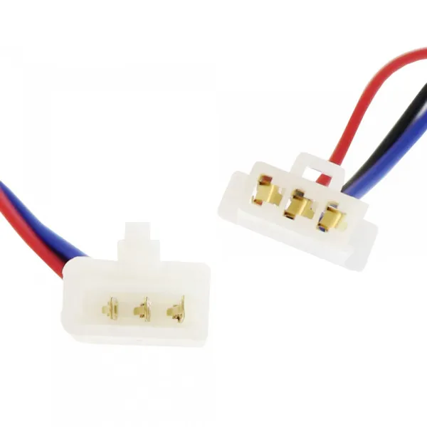 Πλαστική Φίσα - Σύνδεσμος Καλωδίων 3 Pin Αρσενικό - Θηλυκό XM-14339