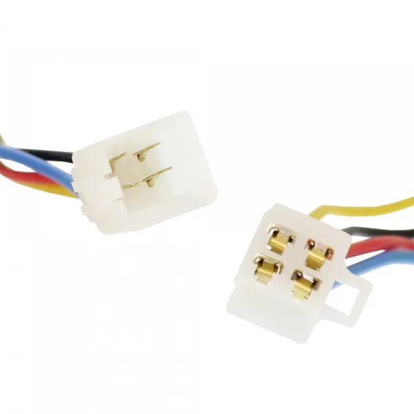 Πλαστική Φίσα - Σύνδεσμος Καλωδίων 4 Pin Αρσενικό - Θηλυκό XM-14340