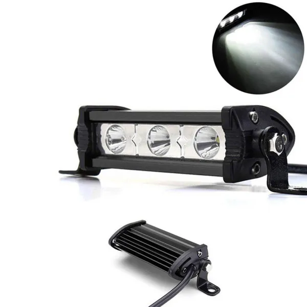 LED Αδιάβροχο Προβολάκι - Μπάρα Αλουμινίου 12V-24V 10cm 9W 3 SMD IP68 720LM 6000K OYQP-0042