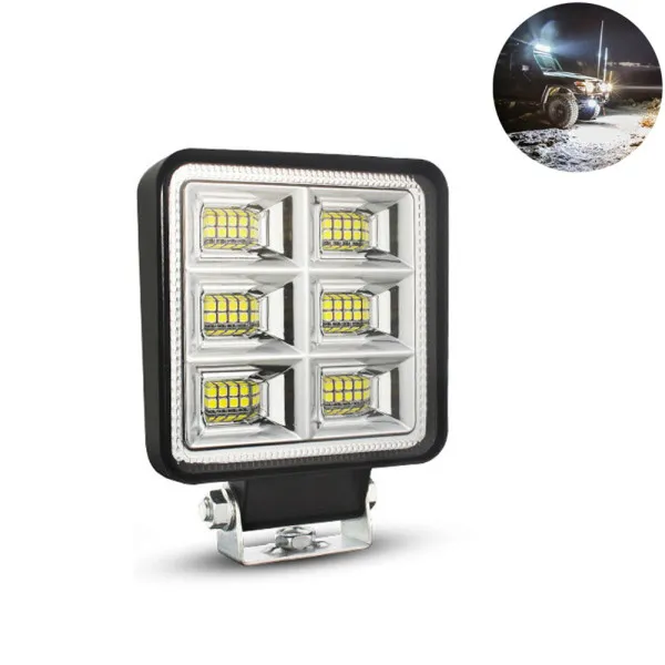 LED Αδιάβροχος Προβολέας Αλουμινίου 12V-24V 11cm 144W 48 SMD IP67 11520LM OYQP-0064
