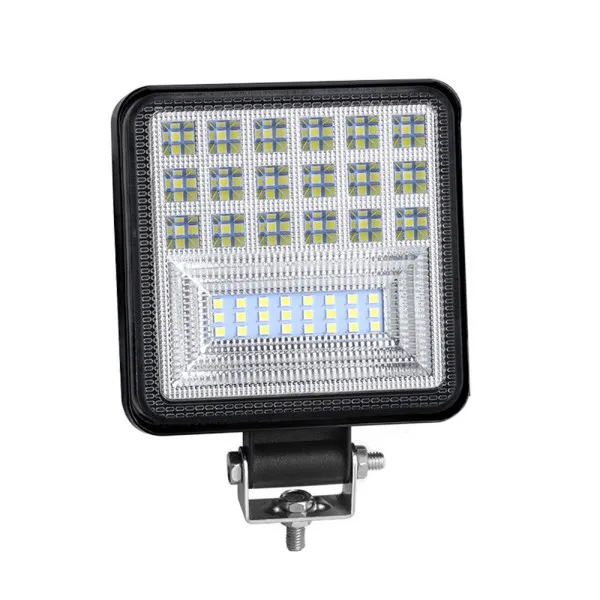 LED Αδιάβροχος Προβολέας Αλουμινίου 12V-24V 11cm 126W 42 SMD IP67 10080LM OYQP-0072