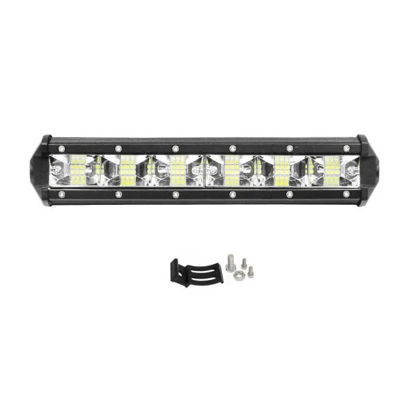 LED Αδιάβροχη Μπάρα Αλουμινίου 12V-24V 26cm 108W 36 SMD IP68 8640LM 6000K OYQP-0012