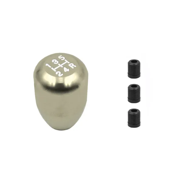 Πόμολο - Λεβιές Ταχυτήτων Αλουμινίου Ίσιος HW-0038 Ασημί