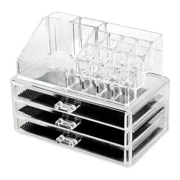 Θήκη Οργάνωσης Καλλυντικών - Μπιζουτιέρα Σετ 2τμχ CX - 103