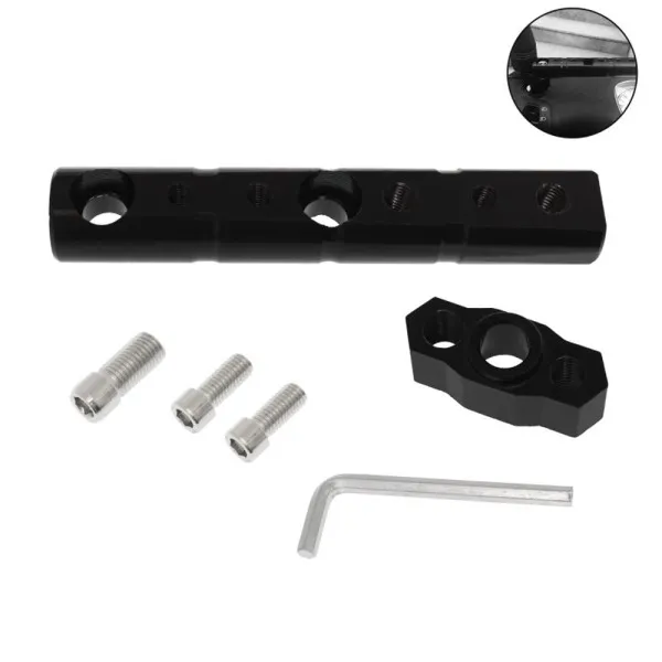 Πολυλειτουργική Μπάρα Επέκτασης Αλουμινίου για GPS - Προβολείς - Όργανα XM-W14145 Μαύρο