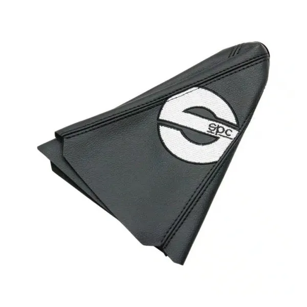 Φούσκα για Λεβιέ Ταχυτήτων Αυτοκινήτου Universal Sparco Δερματίνη HW-0026 Μαύρο - Λευκό