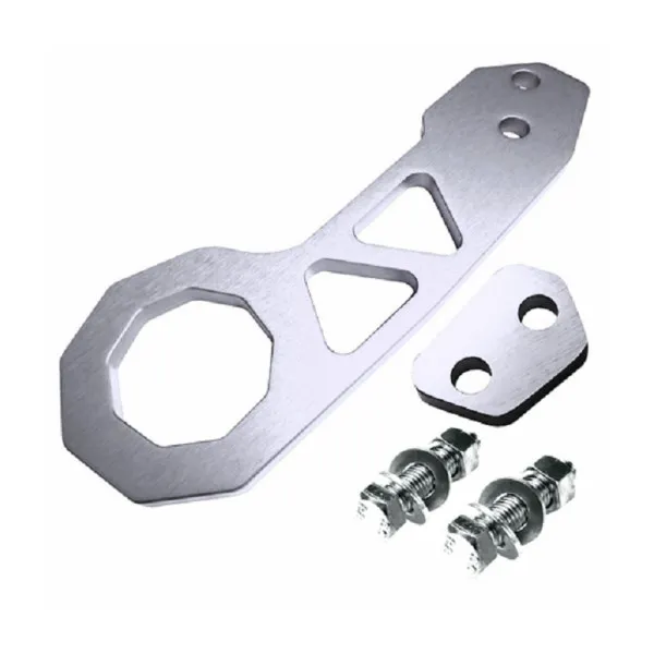 Αγωνιστικός Γάντζος Ρυμούλκησης Αυτοκινήτου Rear Hook HW-0082-S Ασημί