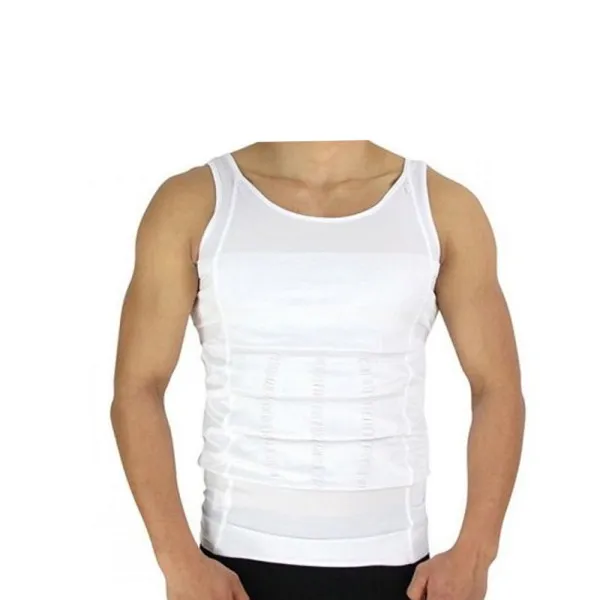 Ανδρική Μπλούζα Εφίδρωσης και Αδυνατίσματος Ελαστική Medium CX - 10 Λευκό