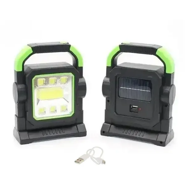 LED Επαναφορτιζόμενος Ηλιακός Φακός Ψυχρό Λευκό με 3 Λειτουργίες Φωτισμού BL-HC-7078B