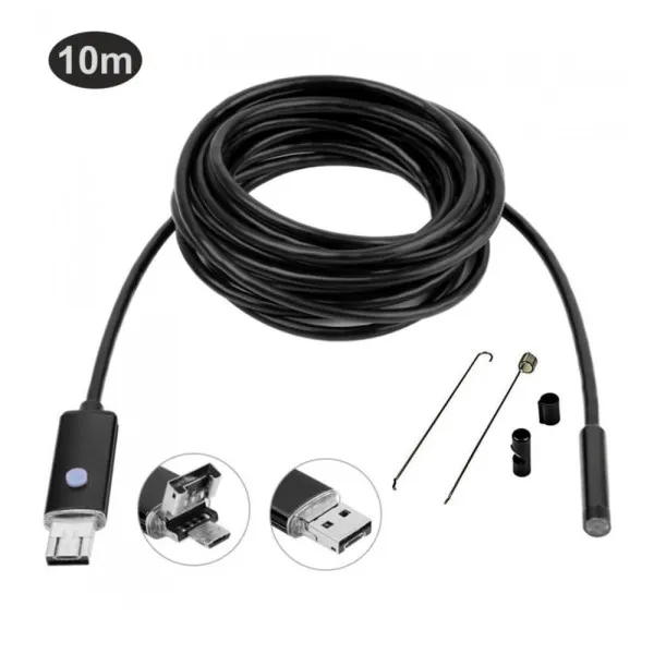 Ενδοσκοπική Κάμερα Αδιάβροχη IP67 10m 7mm για Κινητό Android και Υπολογιστή AN99