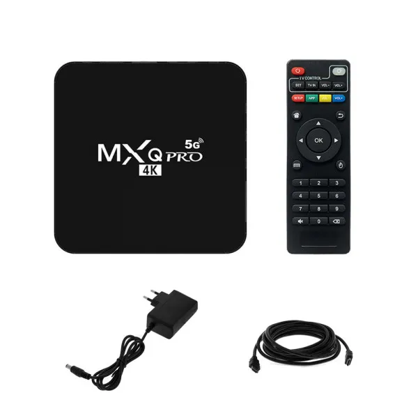 TV Box Android 11.1 4GB + 32GB 4K με Τηλεχειριστήριο MXQPro 4K