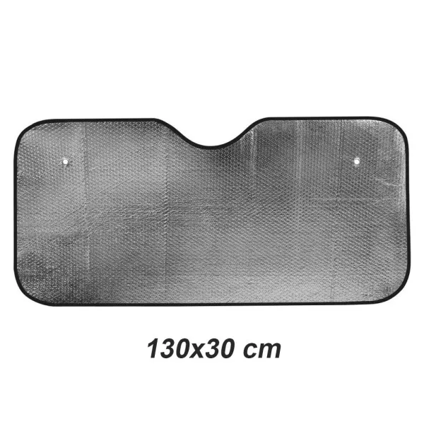 Ηλιοπροστασία Παρμπρίζ Αυτοκινήτου Εσωτερική με Βεντούζα 130x60 cm TYD0019