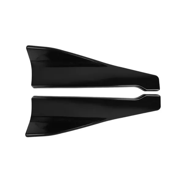 Spoiler Αυτοκινήτου Πλαϊνά 48cm Γυαλιστερά Μαύρα HW-0017 2 τμχ