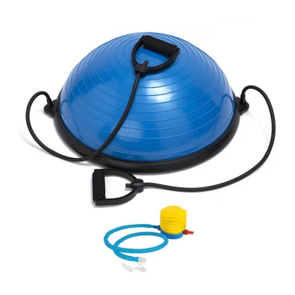 Μπάλα Ισορροπίας με Λάστιχα και Τρόμπα 60 x 25cm 25566-69