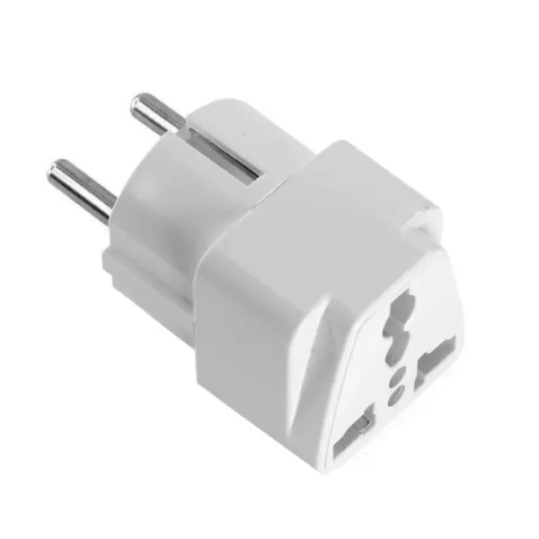 Αντάπτορας Πρίζας Universal Travel Power Adapter 13A από EU/UK/US/CN/AU σε EU AQ-366E Λευκό
