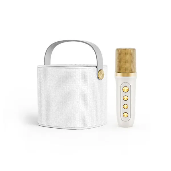 Mini Σύστημα Karaoke με Ασύρματο Μικρόφωνο Bluetooth - TF - USB - AUX YS-101 Λευκό