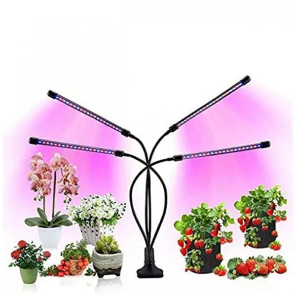 Επιτραπέζιο Grow Light με 4 Λάμπες 360° και 80 LED SP-102