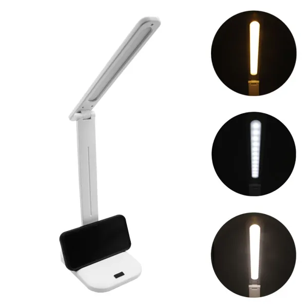 Φωτιστικό Γραφείου LED Dimmable με Περιστρεφόμενο Βραχίονα 180° και 3 Λειτουργίες και Βάση Κινητού 8001