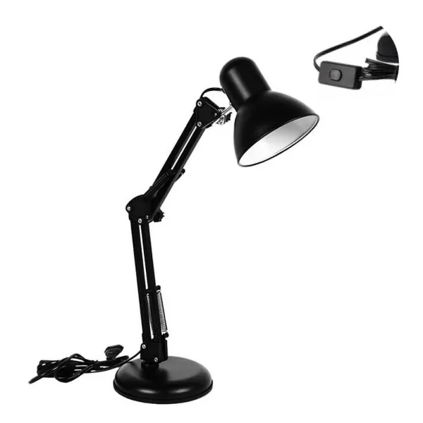 Φωτιστικό Γραφείου με Σπαστό Βραχίονα 50x12cm MT-811 Μαύρο