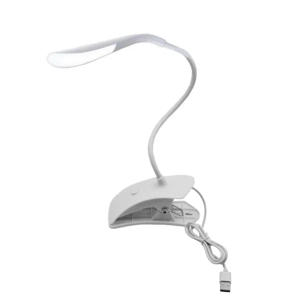 Φωτιστικό Γραφείου LED με Εύκαμπτο Βραχίονα και Κλιπ Στερέωσης 6210 Λευκό