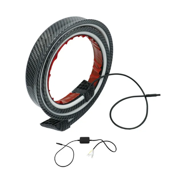 Led Ταινία Προειδοποιητική για Πορτ Μπαγκαζ Carbon Φλας - Πορείας - Στοπ 130cm Κόκκινο - Πορτοκαλί