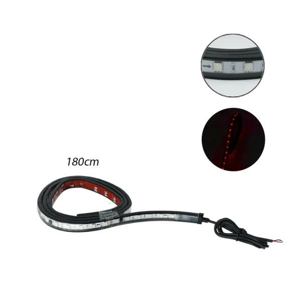 Led Ταινία Προειδοποιητική για Πορτ Μπαγκαζ 12V - 24V Στοπ 180cm Κόκκινο