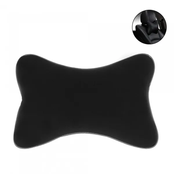 Μαξιλάρι Αυχένα Αυτοκινήτου από Πολυεστέρα Carsun C1627 Μαύρο