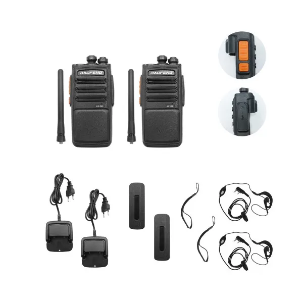 Σετ Ασύρματοι Φορητοί πομποδέκτες UHF 10W BAOFENG BF-Q8 2 τμχ