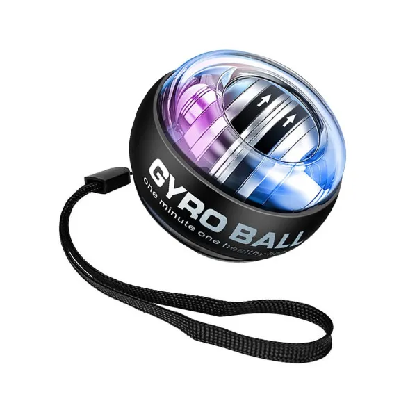 Power Wrist Μπάλα Ενδυνάμωσης Χεριού με LED Φωτισμό 0.268kg σε Μαύρο Χρώμα