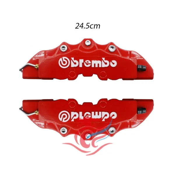 Διακοσμητικά Καπάκια Δαγκάνας Φρένων 24.5cm Σετ 2τμχ JN-1471-18 Κόκκινα